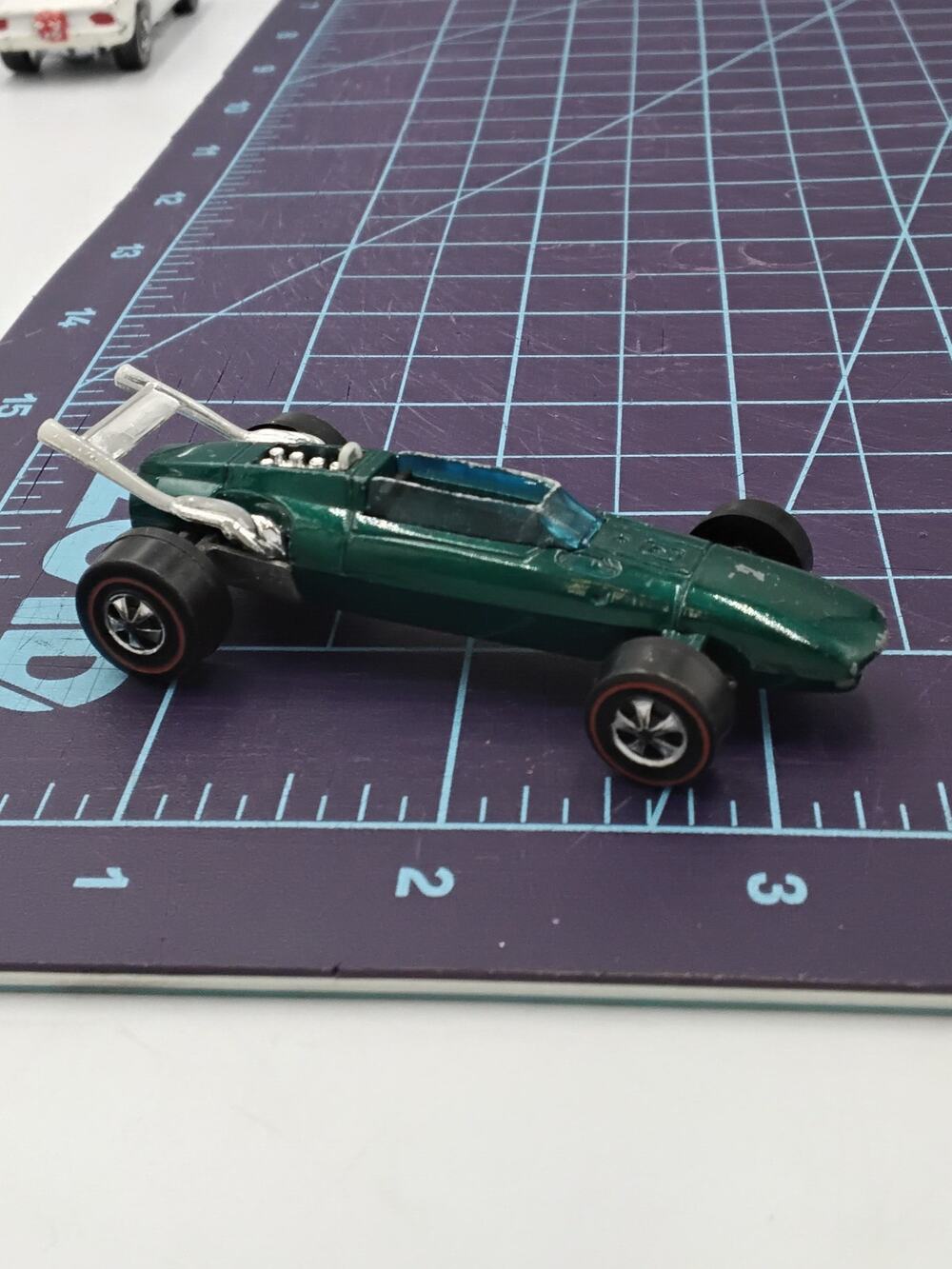 1969 Indy Eagle Grand Prix Series Aqua Redline Collectible Loose Hot Wheels